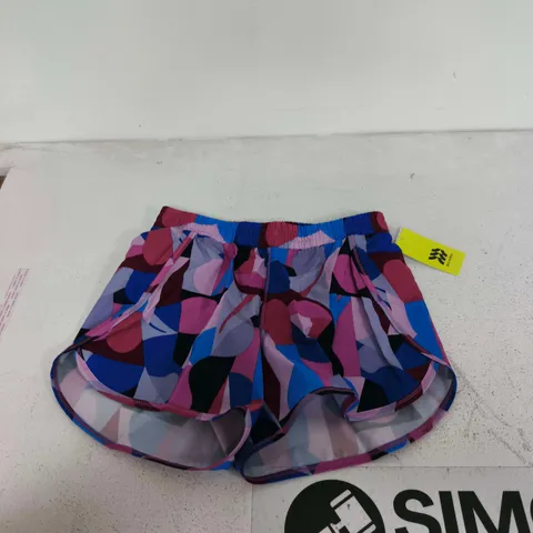 ALL IN MOTION WOMEN'S SKIRT – PINK/MULTICOLOUR GEOMETRIC PRINT, UK 18 (US XL 14)