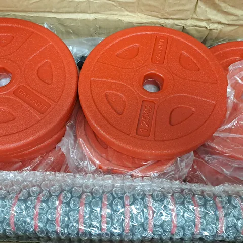 GALLANT 2-IN-1 DUMBBELL BARBELL SET IN RED
