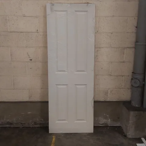 WOODEN INTERNAL DOOR - APPROXIMATELY 78 x 28"