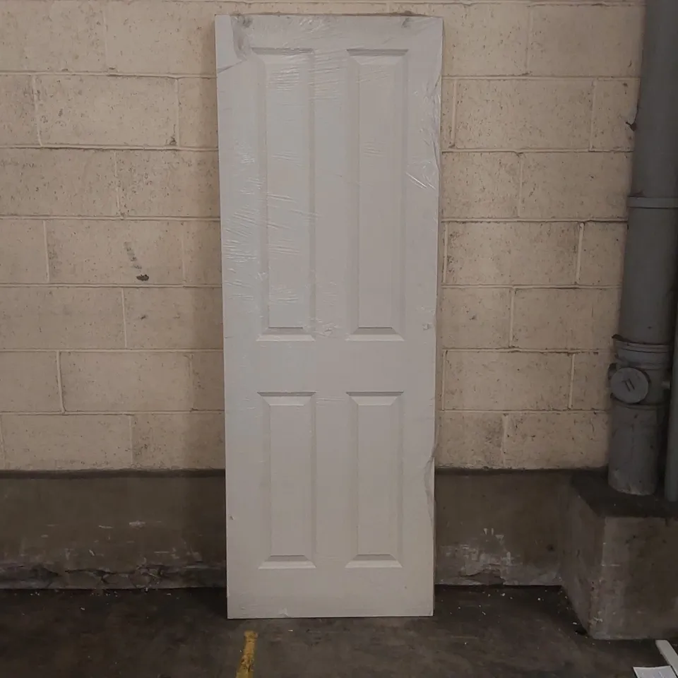 WOODEN INTERNAL DOOR - APPROXIMATELY 78 x 28"