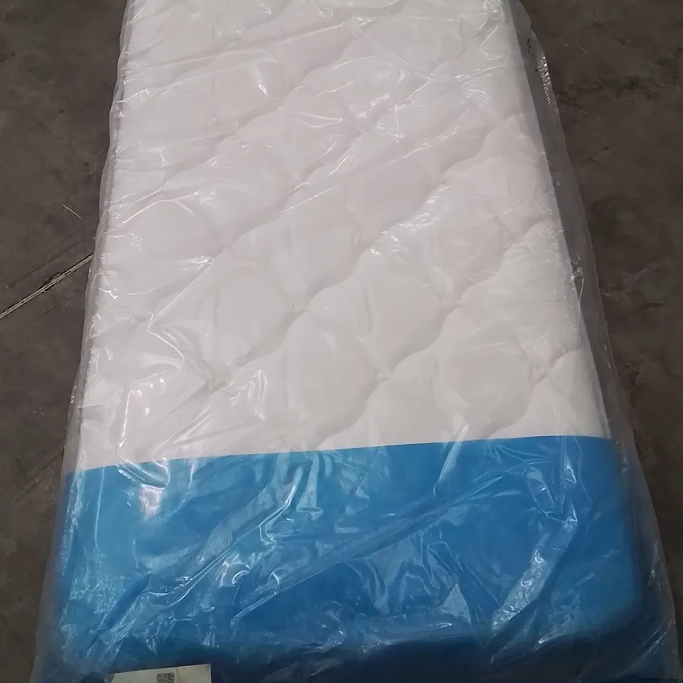QUALITY BAGGED SINGLE 90cm AIRSPRUNG LUXURY QUILTED MEDIUM MATTRESS