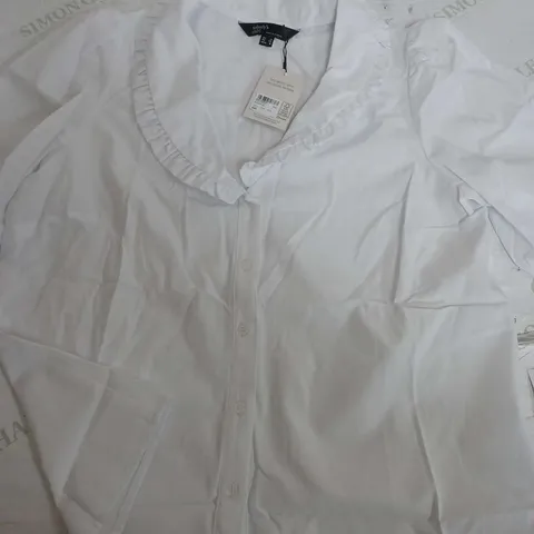 NOBODYS CHILD EMMIE BLOUSE IN WHITE - UK 12
