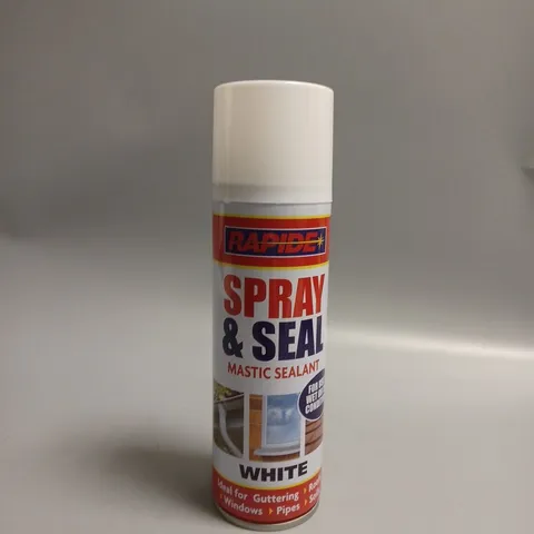 24 X WHITE LEAK STOP SPRAY & SEAL FIX WATERPROOF SEALANT MASTIC GUTTER ROOF 300ML