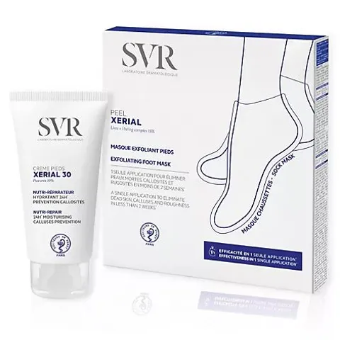 SVR PEEL XERIAL EXFOLIATING FOOT MASK AND CALLYSES PREVENTION