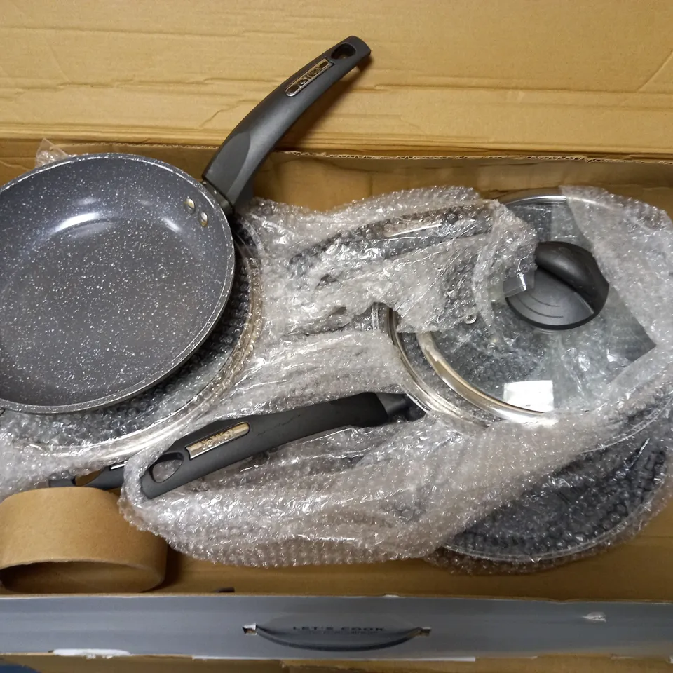 TOWER FRYING PAN AND SAUCEPAN SET