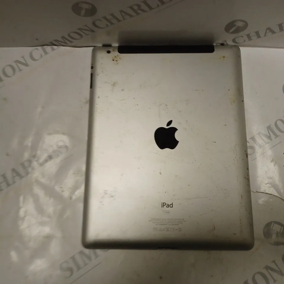 APPLE IPAD MODEL A1396 16GB SILVER