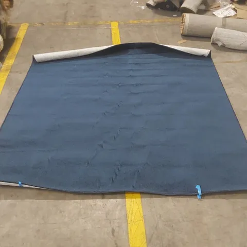 QUALITY DACOMA SOLID COLOUR AREA RUG - 200 x 200cm