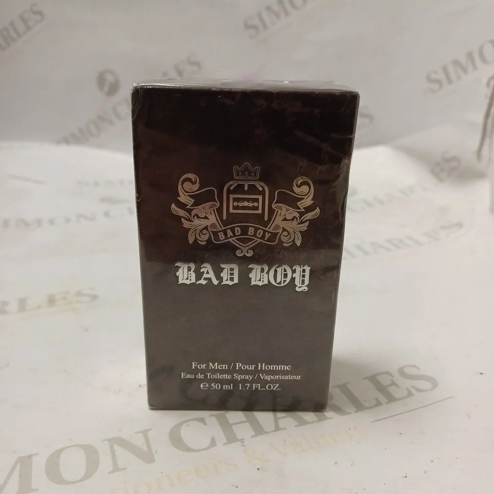 BOXED AND SEALED BAD BOY POUR HOMME EAU DE TOILETTE SPRAY 50ML