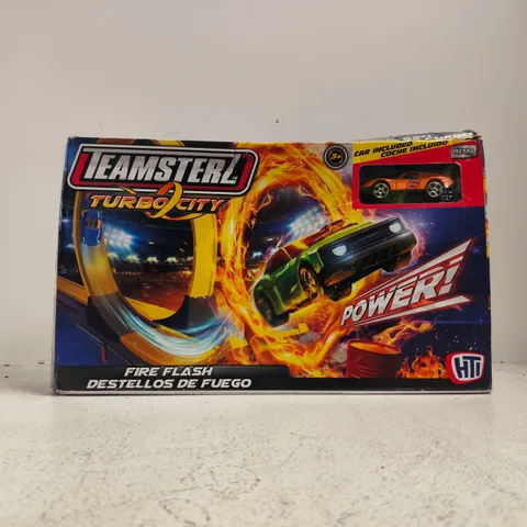 TEAMSTERZ TURBO CITY FIRE FLASH DIE-CAST CAR – BOXED