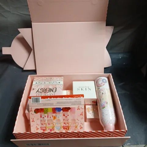 PINK HEALTH & BEAUTY GIFT SET – COSMETIC ACCESSORIES