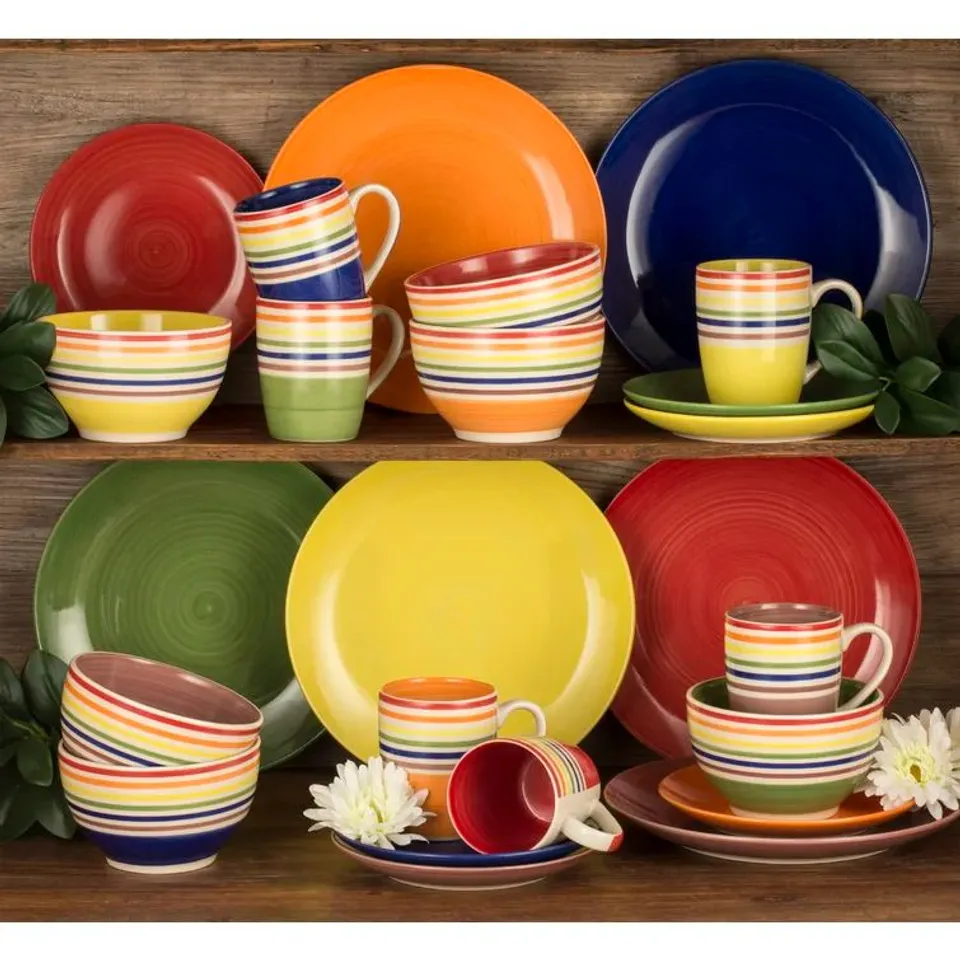 BOXED HASHTAG HOME CARRION STONEWARE DINNERWARE SET (1 BOX)