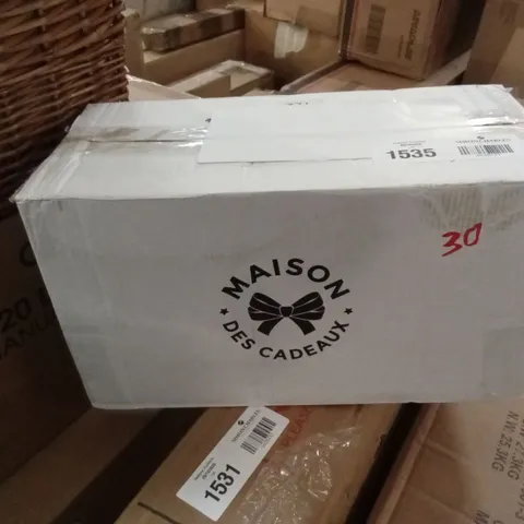 BOXED TEA, COFFEE, SUGAR STORAGE CUBES - SET OF 3 (1 BOX)