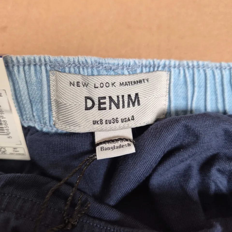 NEW LOOK MATERNITY DENIM – LIGHT BLUE JEANS, UK 8