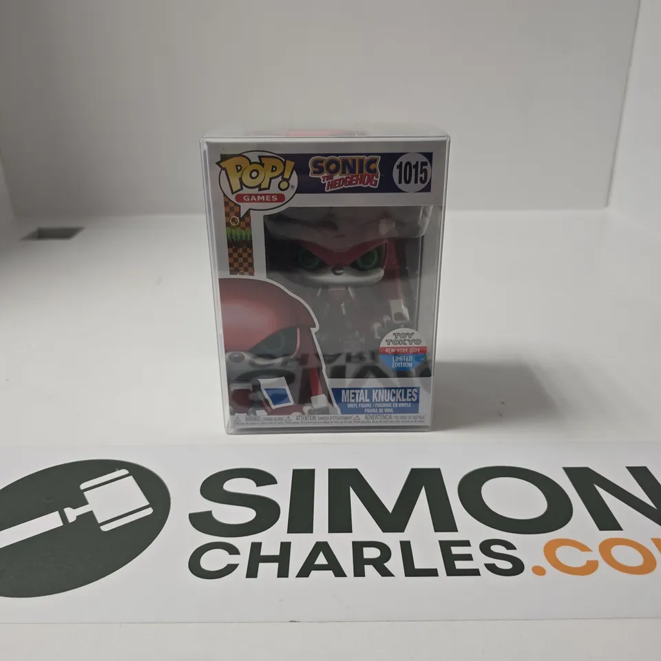 BOXED FUNKO POP GAMES SONIC THE HEDGEHOG METAL KNUCKLES - 1015