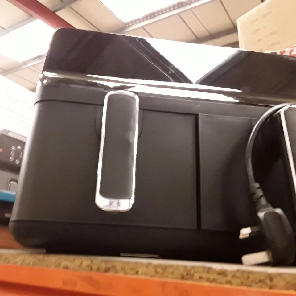 UNBOXED KEPLIN AIR FRYER WITH DUAL COOKING ZONES BLACK COLOUR