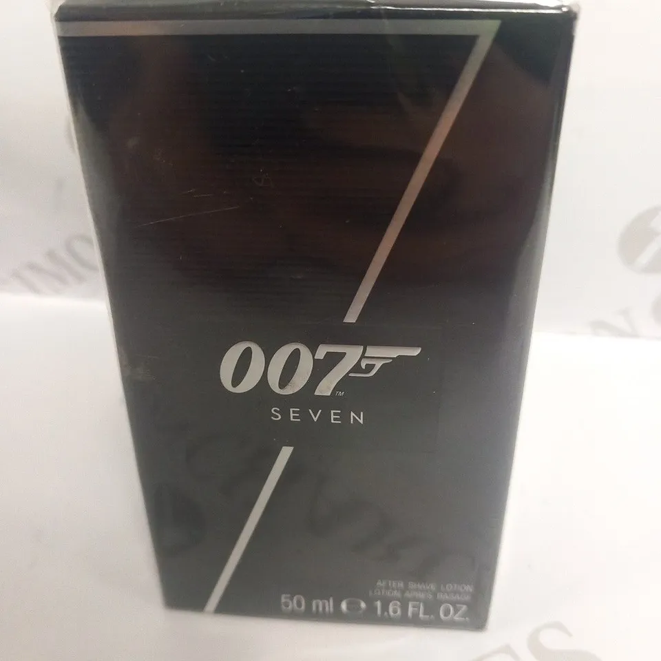 BOXED AND SEALED 007 SEVEN AFTER SHAVE LOTION 50ML
