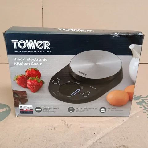 TOWER BLACK ELECTRONIC KITCHEN SCALE
