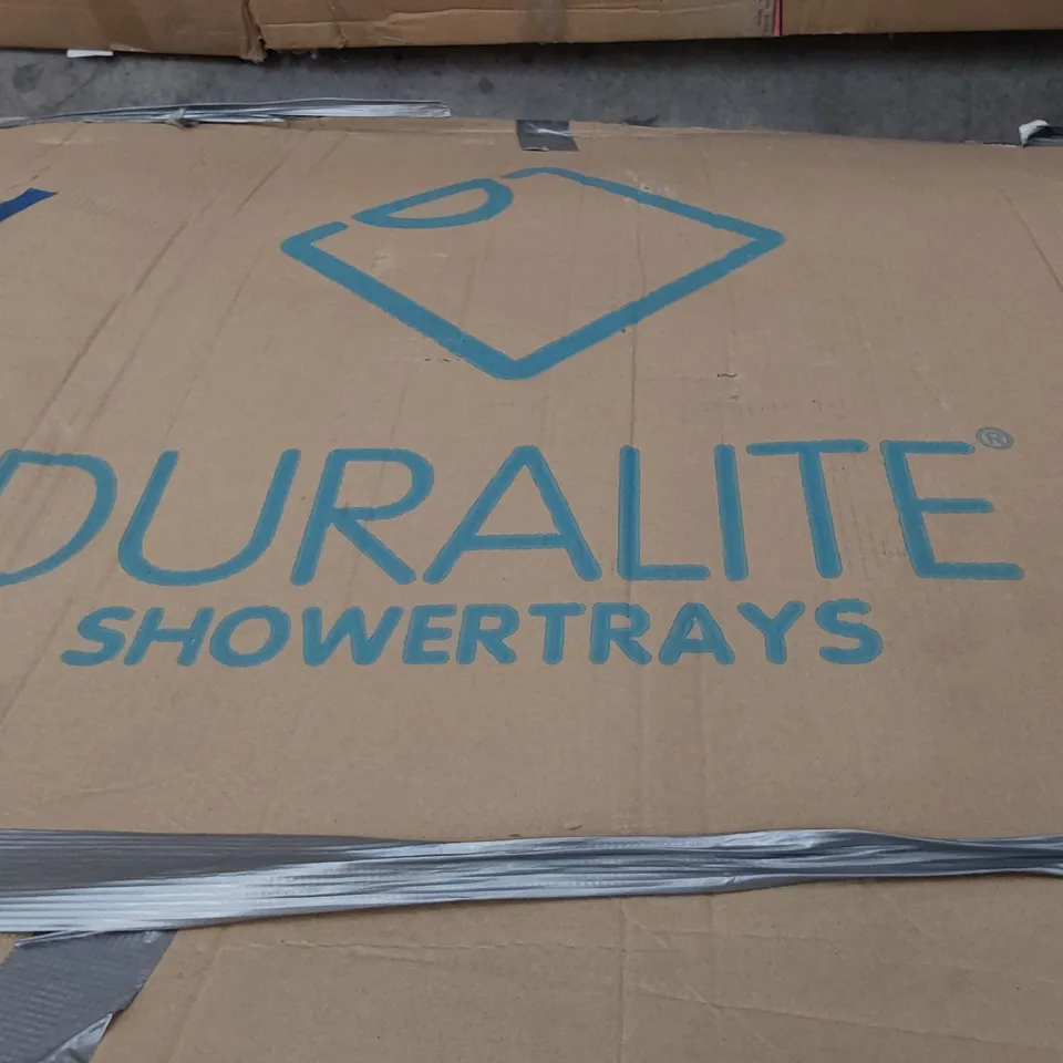 BOXED DURALITE VERSION 2 SHOWER TRAY WHITE approx 140 × 90cm