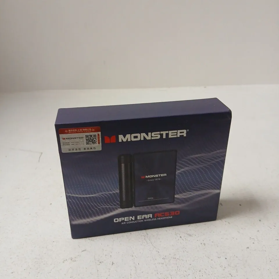 MONSTER OPEN EAR ARC90 AIR-CONDUCTION WIRELESS HEADPHONES – BOXED