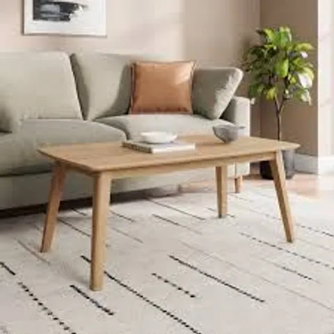 BOXED EDDA COFFEE TABLE, OAK EFFECT (1 BOX)