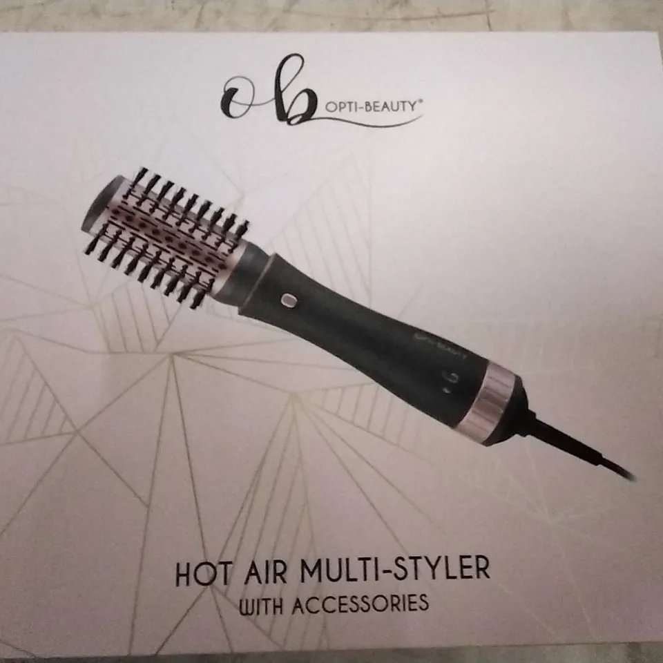 OPTI-BEAUTY HOT AIR MULTI- STYLER WITH ACCESSORIES