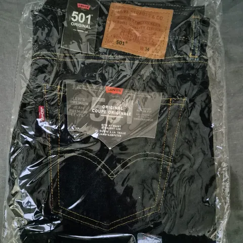 LEVI STRAUSS 501 ORIGINAL JEANS SIZE 34X32