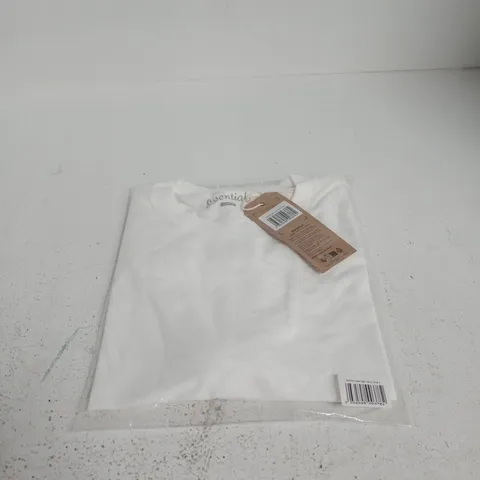 &SONS ESSENTIALS WHITE T-SHIRT, SIZE L