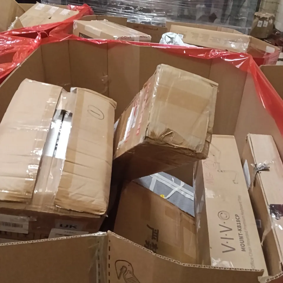 Pallet of assorted items including - mounted premium keyboard tray, hydrogen oxygen facial care machine