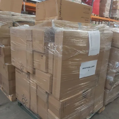 PALLET CONTAINING A VERY LARGE QUANTITY OF ASSORTED DESIGNER LIGHTING PRODUCTS