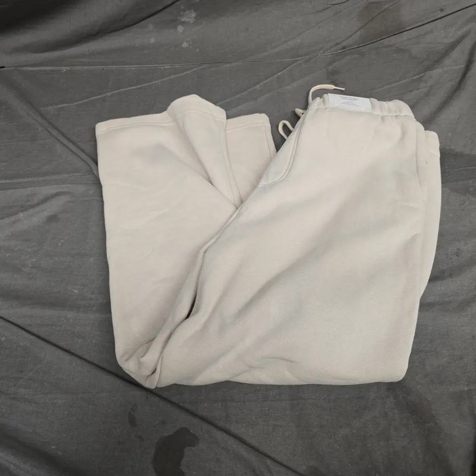 HOLLISTER SUPER BAGGY SWEATPANTS – CREAM, SIZE L