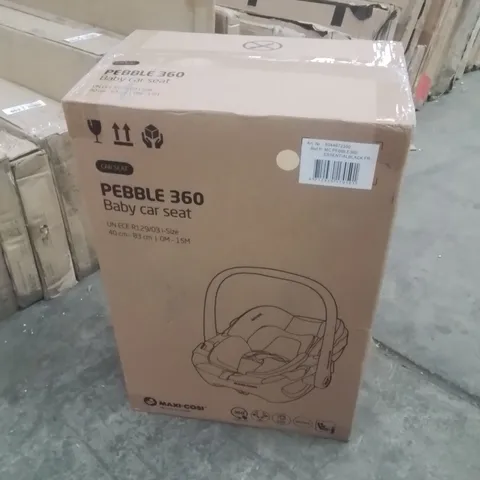 BOXED MAXI-COSI PEBBLE 360 BABY CAR SEAT
