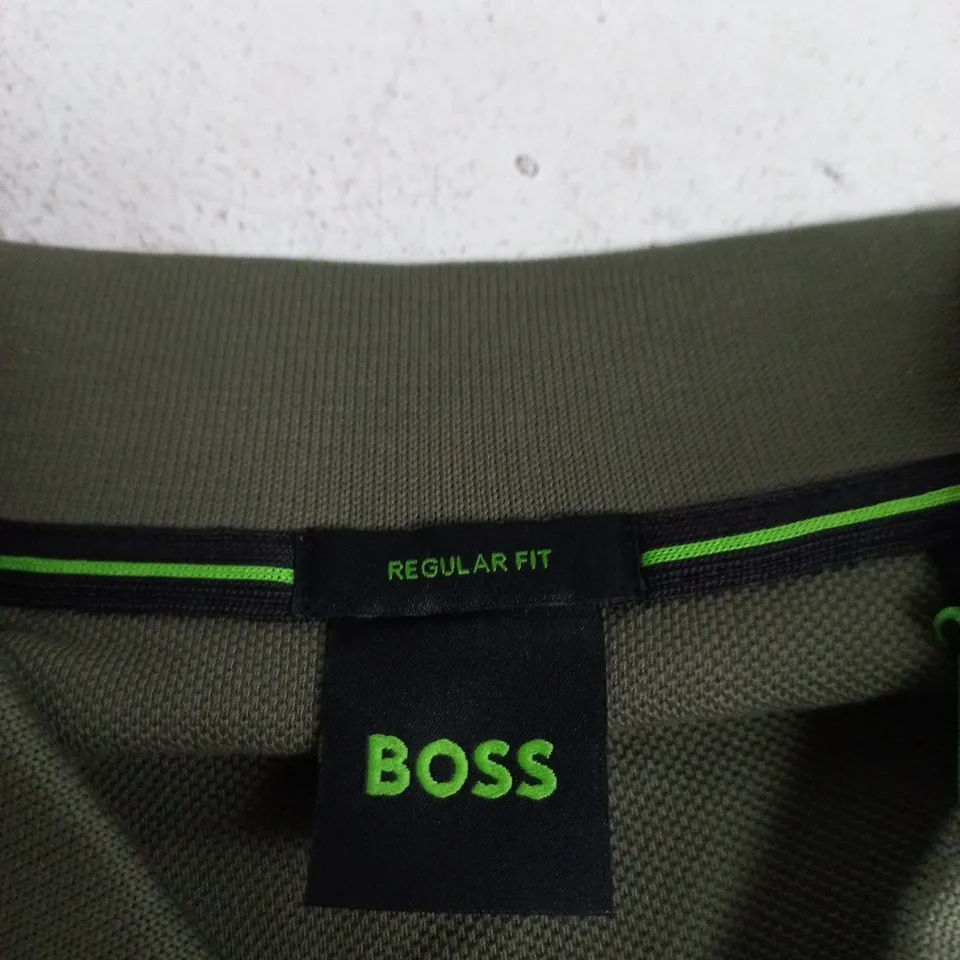 HUGO BOSS PADDY POLO T SHIRT – GREEN, XXXL (REGULAR FIT)