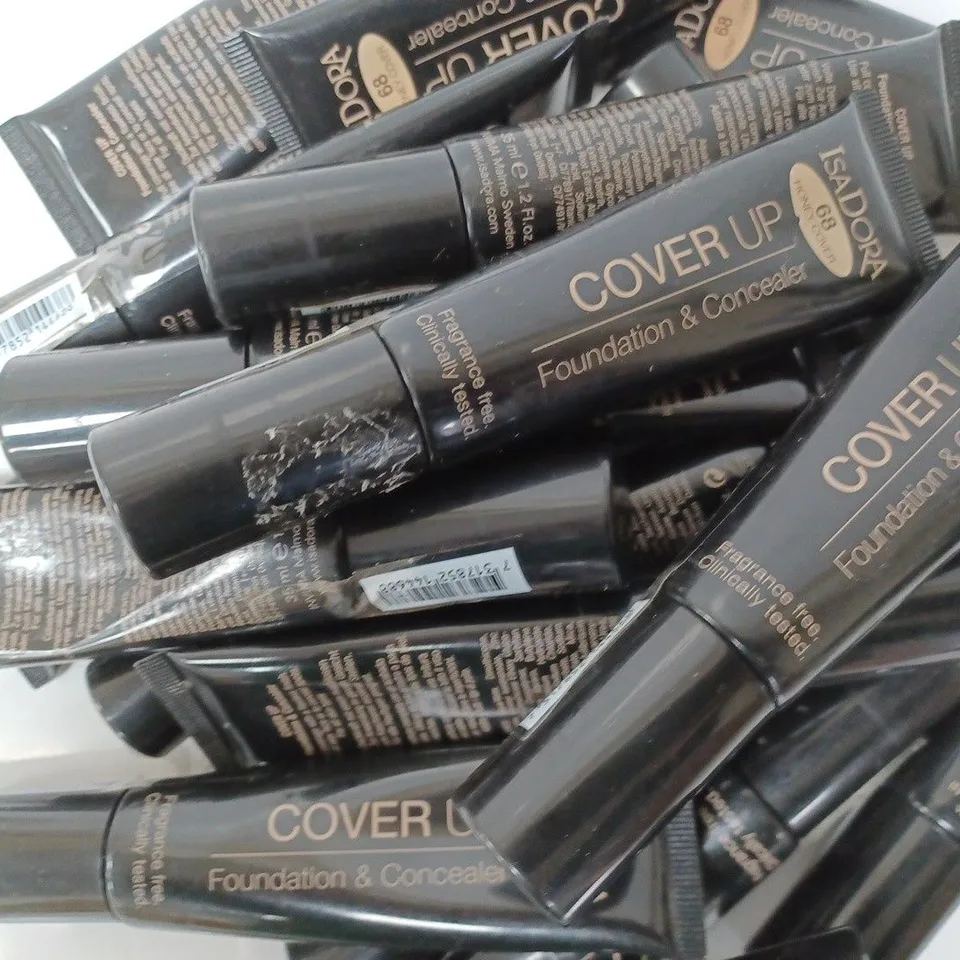 APPROXIMATELY 19 ISADORA COVER UP FOUNDATION & CONCEALER #68 HONEY COVER 