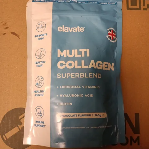 ELAVATE MULTI COLLAGEN SUPERBLEND – CHOCOLATE FLAVOUR, 240G