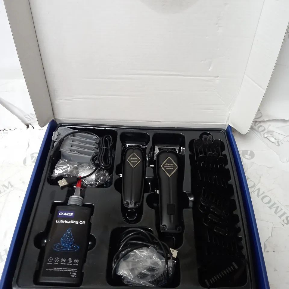 BOXED GLAKER HAIR CLIPPERS KIT.