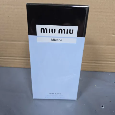 BOXED AND SEALED MIU MIU MIUTINE EAU DE PARFUM 100ML
