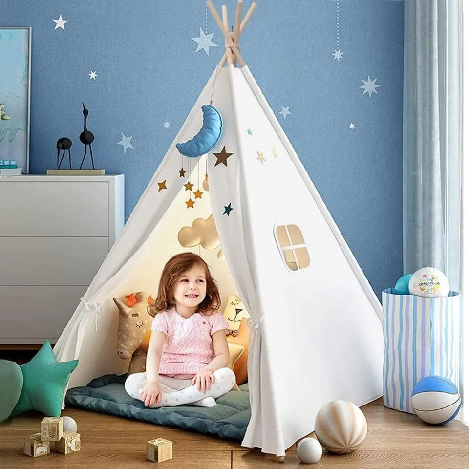 BOXED WHITE TEEPEE