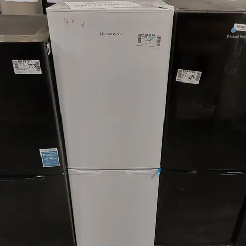 RUSSELL HOBBS RH50FF145 LOW FROST FRIDGE FREEZER, 113L FRIDGE, 61L FREEZER - WHITE (50CM WIDE, 145CM HIGH) - COLLECTION ONLY