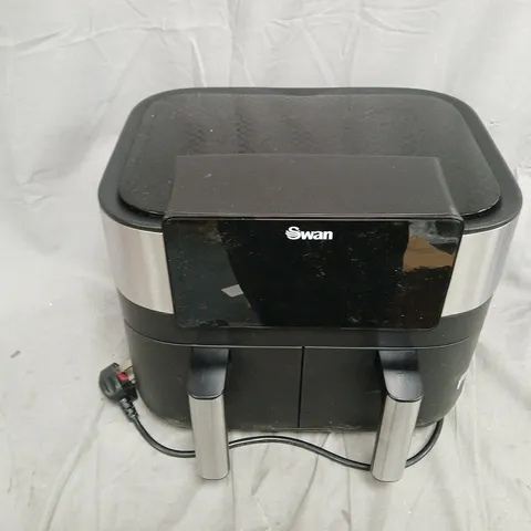 SWAN 7.6L DUAL AIR FRYER IN BLACK