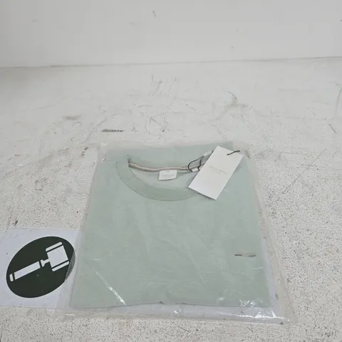 JACK & JONES PREMIUM LIGHT GREEN T SHIRT SMALL TAGGED BAGGED