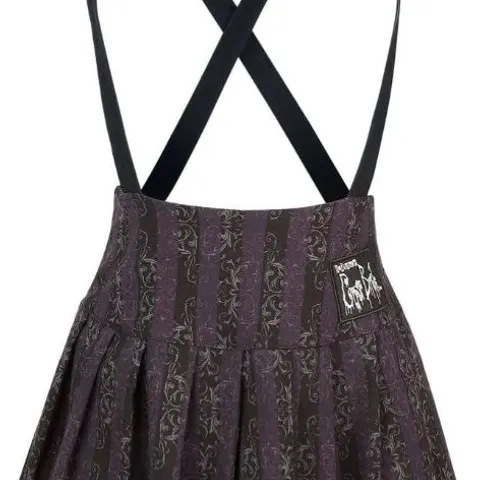 BRAND NEW KILLSTAR GOTHIC MINI SKIRT CORPSE BRIDE II HAUNTED PHASE PINAFORE SKIRT SIZE M