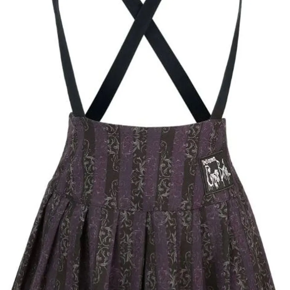 BRAND NEW KILLSTAR GOTHIC MINI SKIRT CORPSE BRIDE II HAUNTED PHASE PINAFORE SKIRT SIZE M