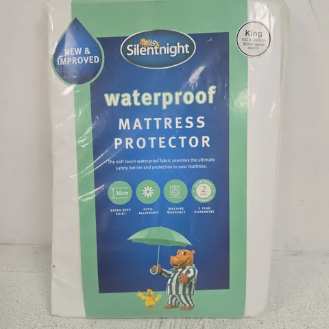 SEALED SILENTNIGHT WATERPROOF MATTRESS PROTECTOR - KING SIZE