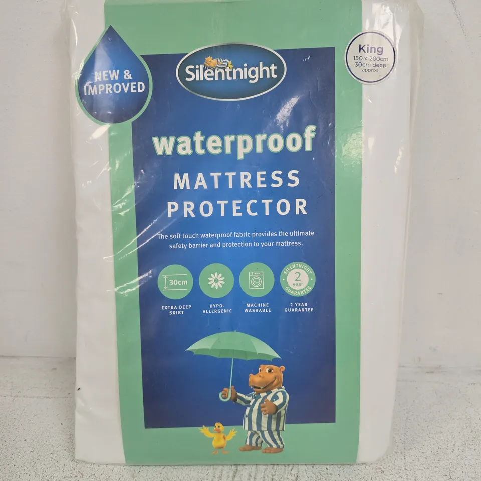 SEALED SILENTNIGHT WATERPROOF MATTRESS PROTECTOR - KING SIZE