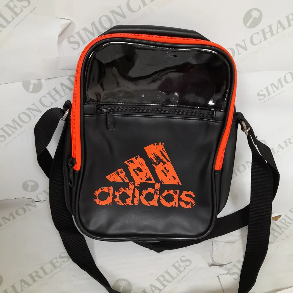 ADIDAS CROSSBODY BACK IN ORANGE AND BLACK ONE SIZE 