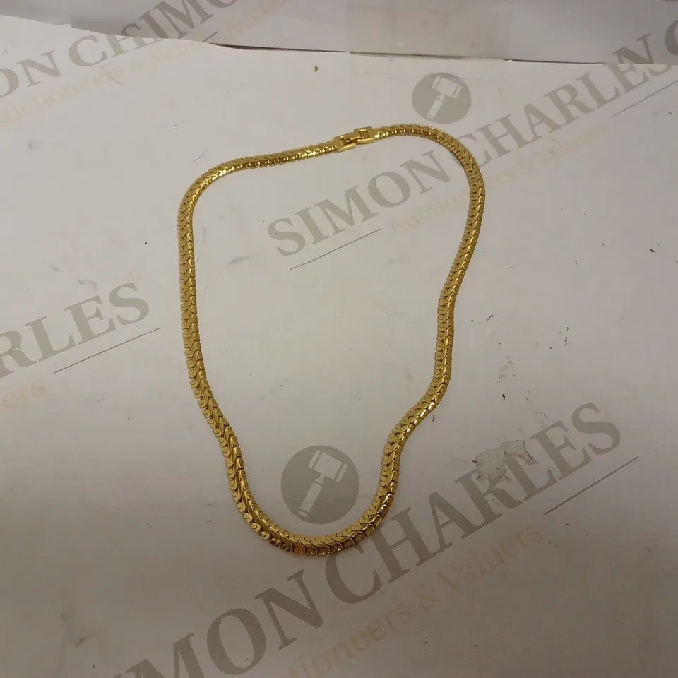 EMILY GEORGINA JONES GOLD EFFECT NECKLACE