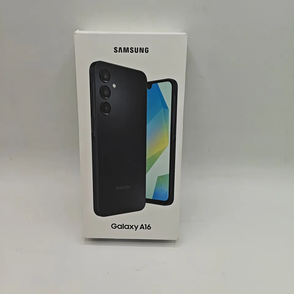 BOXED SAMSUNG GALAXY A16 4/128GB IN BLACK - SM-A165F