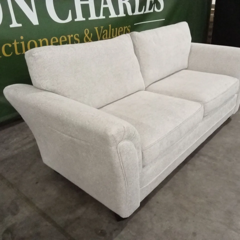 DURY CHUNKY WEAVE 3 SEATER STANDARD BACK SOFA - NATURAL RRP £649