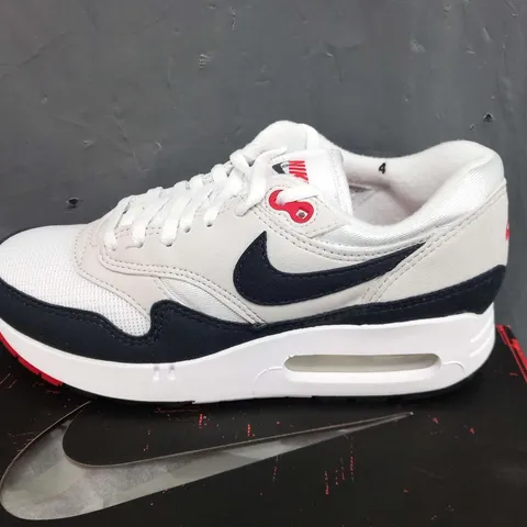 BOXED NIKE AIR MAX 1 '86 OG WHITE OBSIDIAN LT NEUTRAL GREY SIZE 3