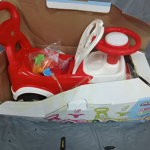 BOXED PILSON MY FIRST CAR RIDE-ON SHAPE SORTER